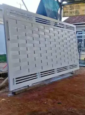Pagar rumah model kating laser