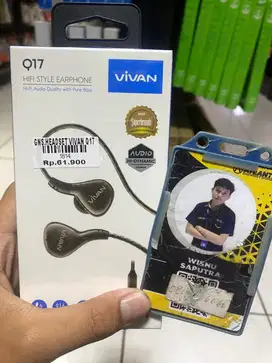 HEADSET VIVAN Q17|ATLANTIS DAHSYAT