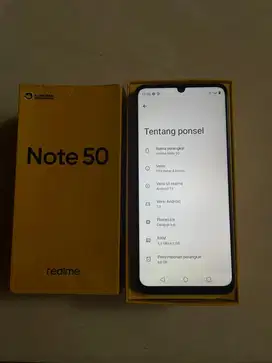 Realme Note 50 Ram 4+4/64 Kelengkapan Fullset