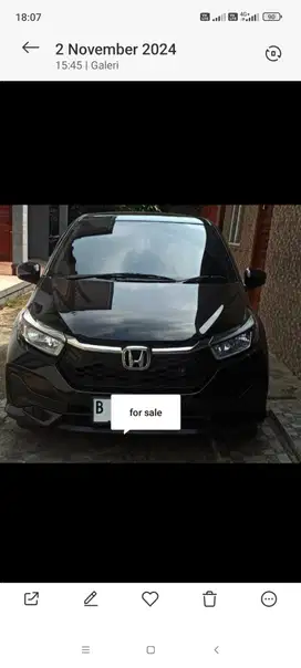Dijual cepat Honda Brio e CVT 2023
