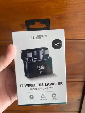 Wireless Lavalier Mic LM01- Black