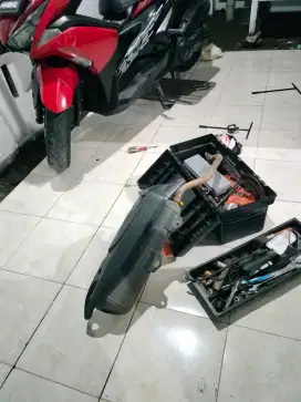 Knalpot aerox old original