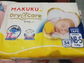 MAKUKU DRY CARE (DIAPERS TAPE) NEW