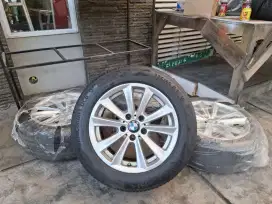 Jual second Velg BMW Ori ring 17 plus ban, 70 % mulus
