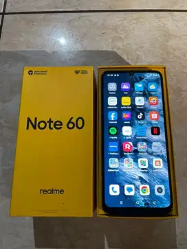 Forsale!! Realme Note 60 Ram 4+8/64 Kelengkapan Fullset