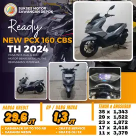 BISA CASH KREDIT HONDA NEW PCX 160 CBS TH 2024 UNIT ISTIMEWA GARANSI