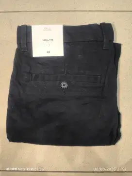 Celana Panjang H&M Slim Fit Cotton Chinos