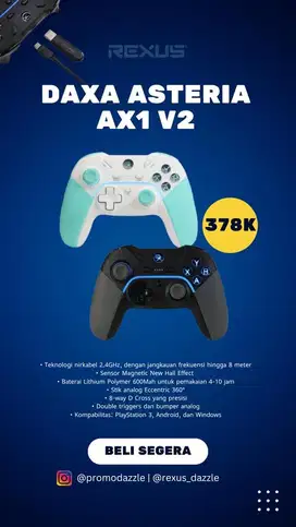 Rexus Gamepad Daxa Asteria AX1 V2