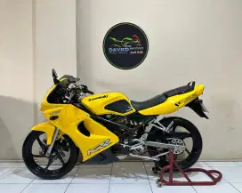 Ninja RR old 2011 warna kuning sesuai surat pjk pnjng spek ganteng