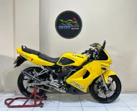 Ninja RR old 2011 warna kuning sesuai surat pjk pnjng spek ganteng