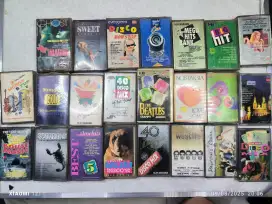 Kaset pita tape radio jadul lagu barat isi 23pcs