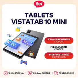 itel vistatab 10 mini tablet 3+5/64 segel box garansi resmi