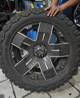 Velg Balistic R20 PCD5x127 Lebar 9 ET 20. 4pcs velg Ban MT