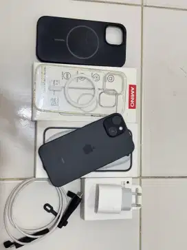 iPhone 15 black 128gb garansi iBox