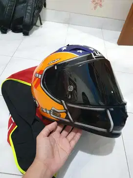 Helm LS2 Arrow FF323 repaint Isaac Vinales Edition
