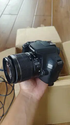 canon 1300D + Lensa kit 18-55 mm