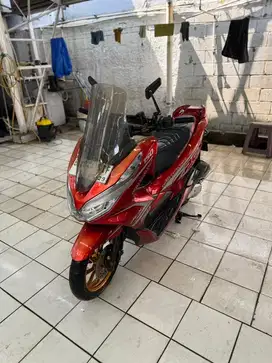 Jual PCX 2019 Modif Trail, Stang Tinggi, Gas Spontan
