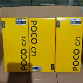 Poco C71 4/128GB Baru Garansi Resmi