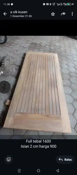 Pintu dan kusen jati
