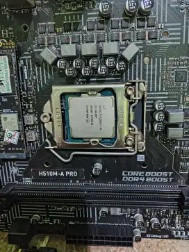 Jual prosesor, CPU Intel core i3-10100f + hsf deepcool kinyis-kinyis