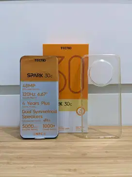 Tecno Spark 30c 6;/128GB Dual Sim Garansi 2026 Infinix Smart 10 Plus