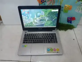 A423 Asus A456U core i5-6200U dobel vga seri gaming Ram 4GB ssd 512GB