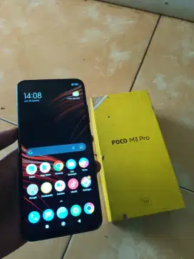 Poco m3 pro 5G ram 6+2/128 Gb fullset mulus segel