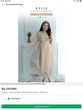 KYLI dress by miss Nomi