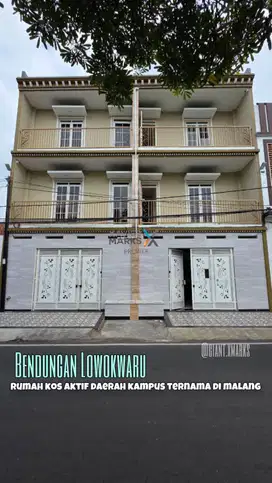 Rumah kos aktif dikelilingi kampus ternama di bendungan Lowokwaru