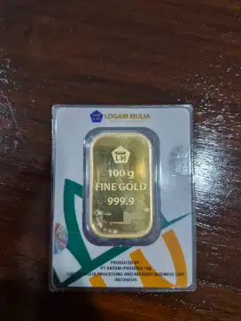 LOGAM MULIA ANTAM 100 GR GREEN PRESS