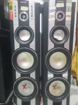 Jual tv polytron 21 inch & speaker polytron