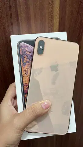 DIJUAL MURAH IPHONE XS MAX 256gb GOLD EX RESMI IBOX