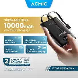 Acmic Powerbank Digislim-10