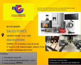Lowongan kerja SPG/SPB Store Colombus Electronic