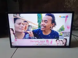Tv led 24in merk toshiba normal analog