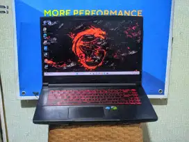 Laptop Gaming MSI GF63 i7 Gen 8 Ram 8 GB SSD 256+128 GTX 1050