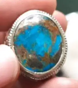 Batu pirus asli natural ring 8