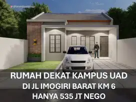 Rumah dekat Kampus UAD di Jl Imogiri Barat KM 6 Proses Bangun