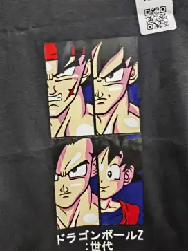 T-shirt hitam Zara x Dragon ball size L