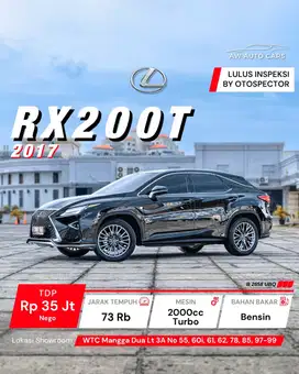 [TDP 35 JT] Lexus RX200t fsport 2017 f-sport 2018 non luxury