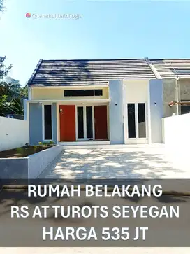 Rumah Siap Huni dekat Pasar Godean di Seyegan Sleman Jogja