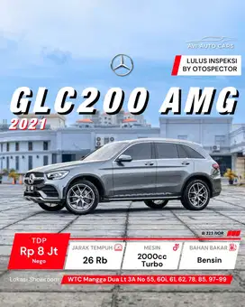[LOW KM] Mercy GLC200 AMG 2021 Mercedes Benz GLC 200 300 Coupe