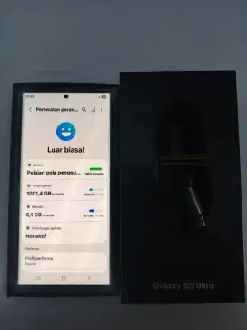 Dijual Cepat Samsung S23 Ultra Sein 12/1 TB - Phantom Black