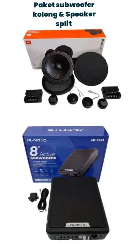 Paket Speaker split dan Subwoofer kolong