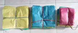 Plastik kresek warna waru siap kirim