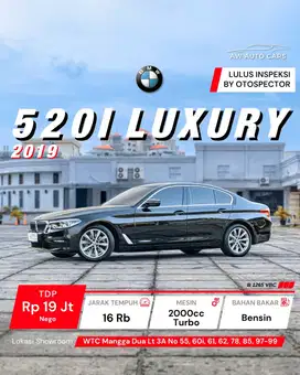 [KM 26 RB] BMW 520i Luxury 2019 low km 530i 2020