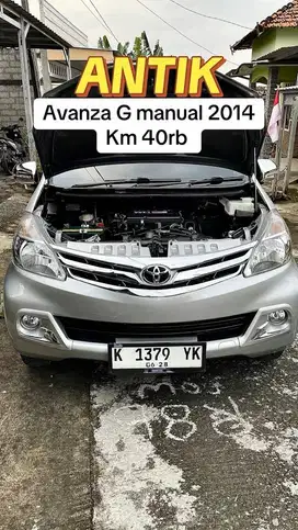 Avanza antik Low km 2014 G manual