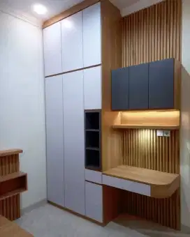 Lemari baju custom HPL di kota Cilegon