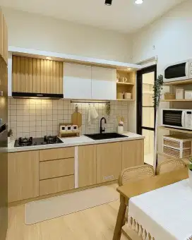 FURNITURE CUSTOM KITCHEN SET MINIMALIS