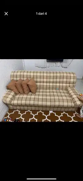 SOFA 4 dan 3 seat kain